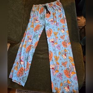 XL Nickelodeon Light Blue Rocko's Modern Life Print Pajama Pants Long